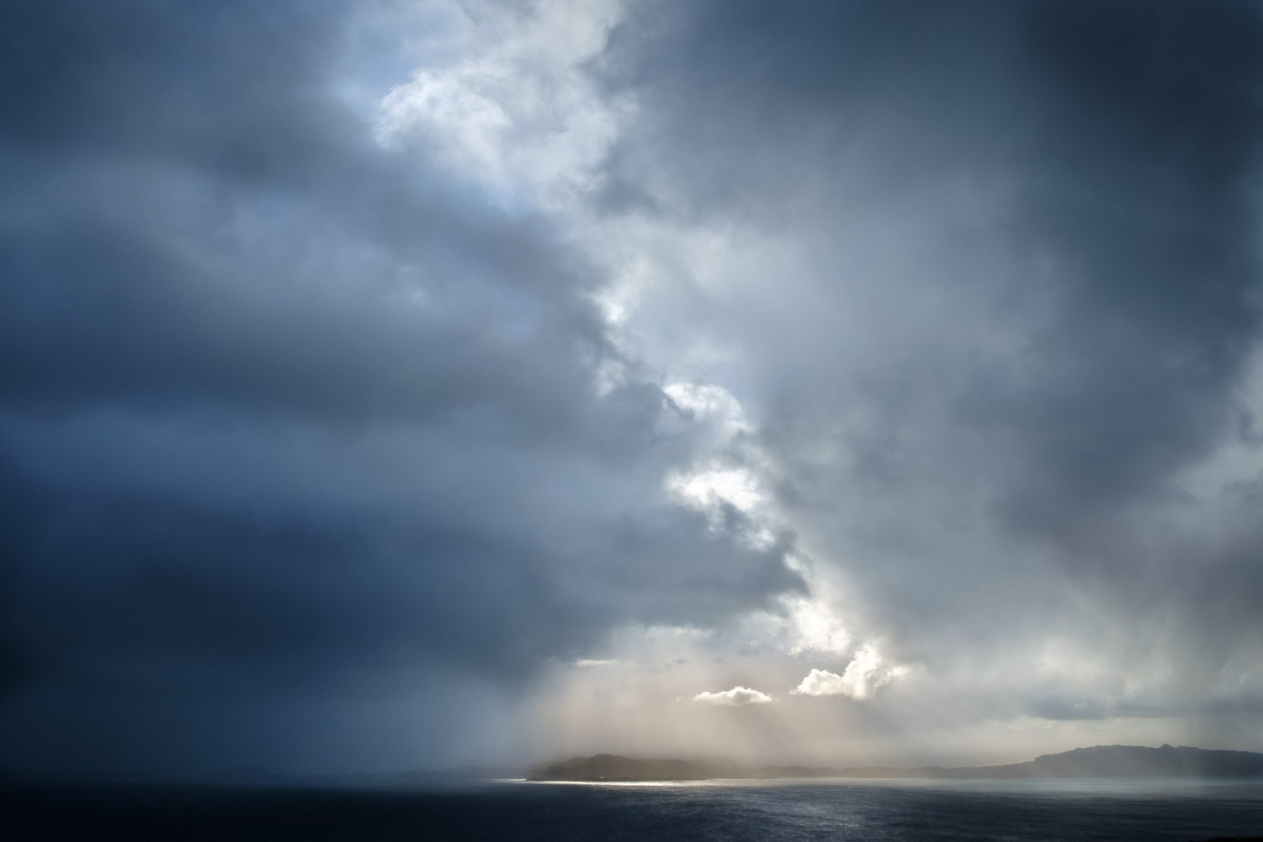 Storm light over Isle of Skye, fine art landscape by Guy Aubertin